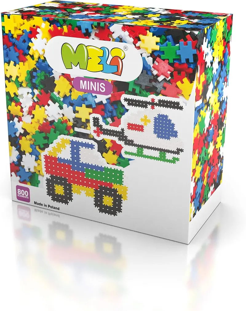 Meli Minis 800 Piezas | Bloques Construcción STEM Niños 3 Años