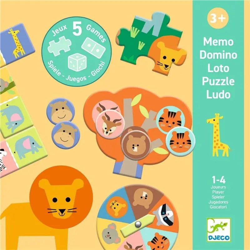 Memo, Domino, Loto, Puzzle, Ludo