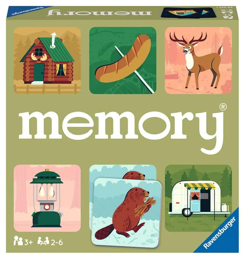 Memory camping adventures - ravensburger