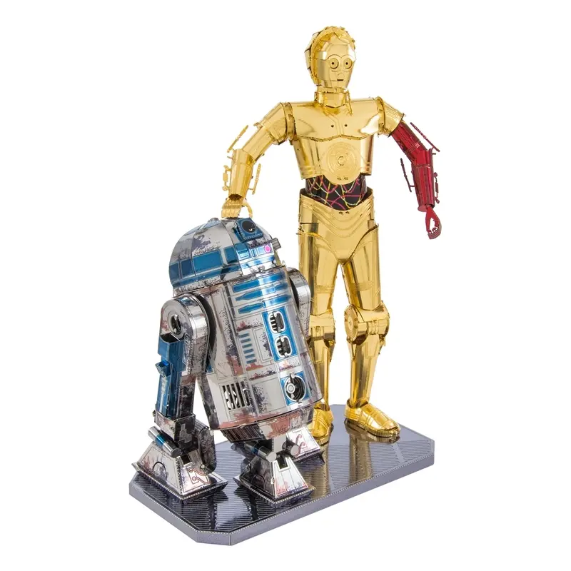Metal Earth- C3PO y R2D2 Deluxe Set - Star Wars