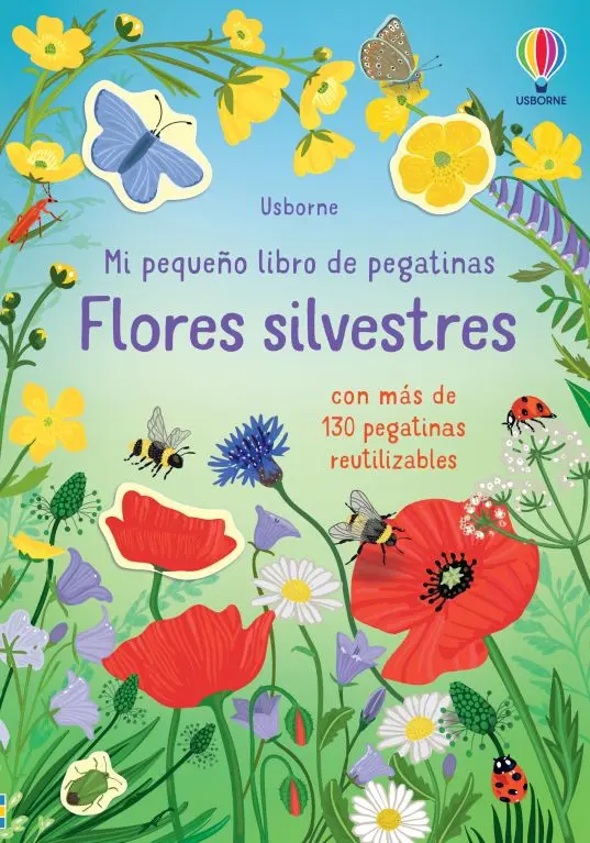 Mi pequeño libro de pegatinas - Flores Silvestres