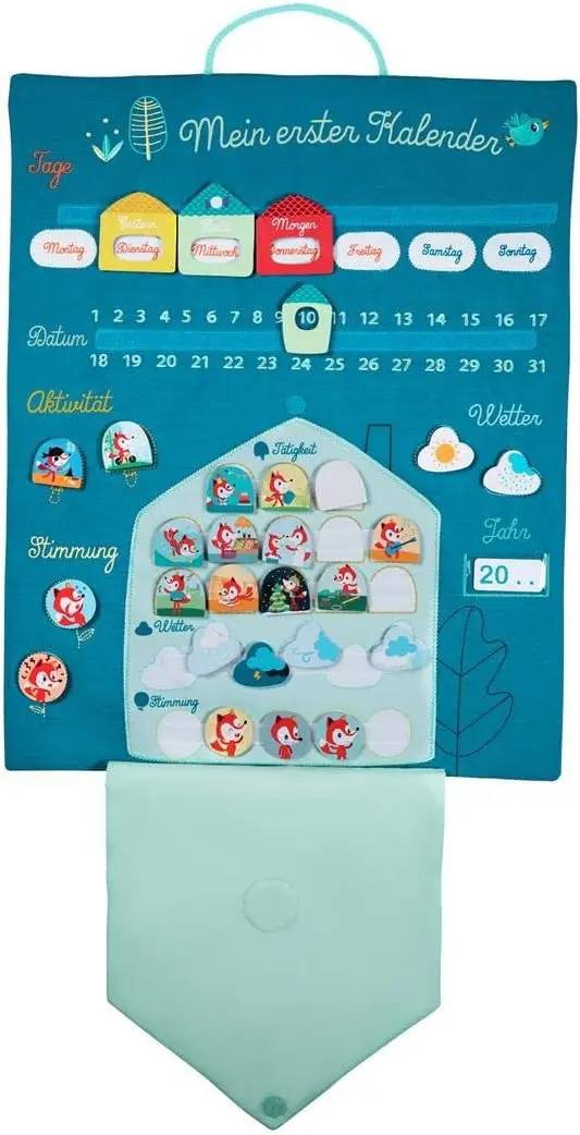 Mi primer calendario el paso del tiempo en alemán - lilliputiens 83073