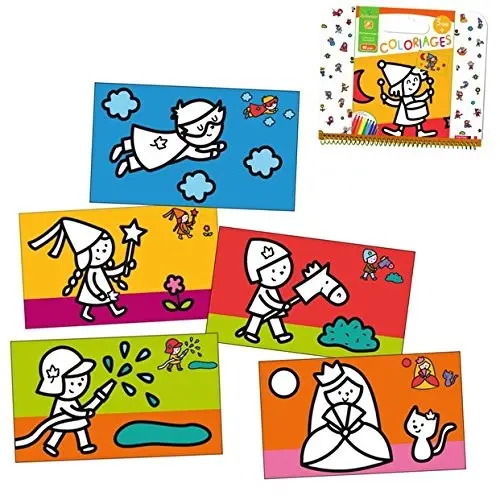 Mi primer cuaderno colormage de personajes - sycomore