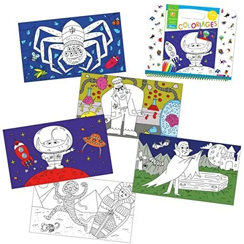 Mi primer cuaderno colormage monstruos - sycomore