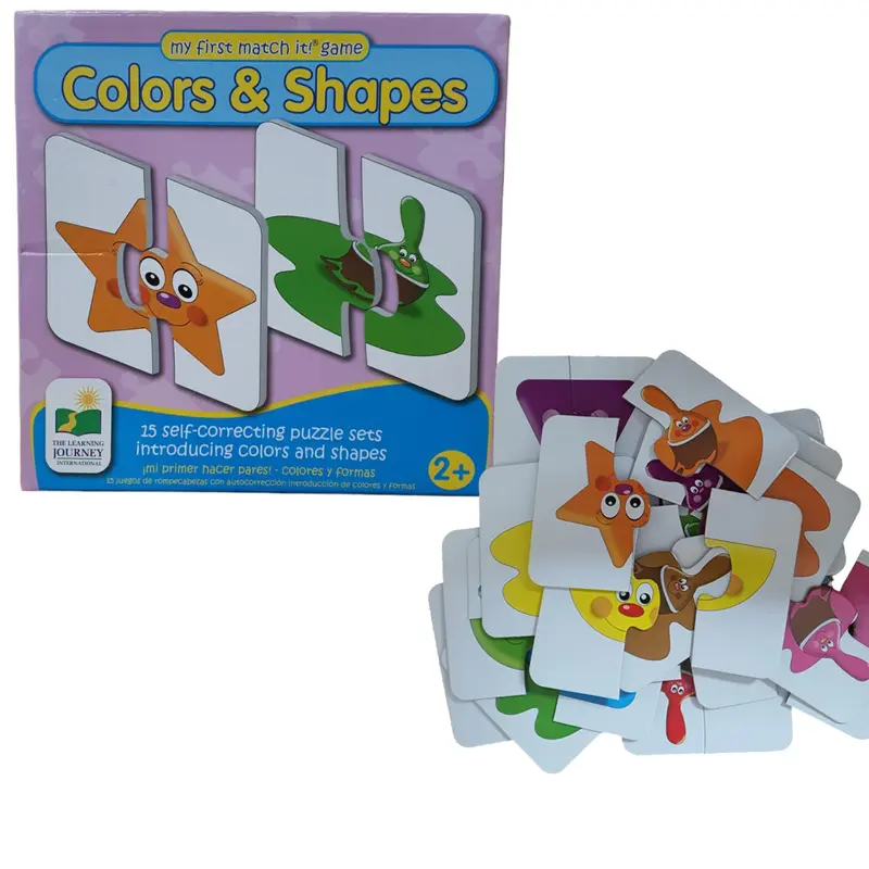 Mi primer juego de mitades colors & shapes - learning journey f115275
