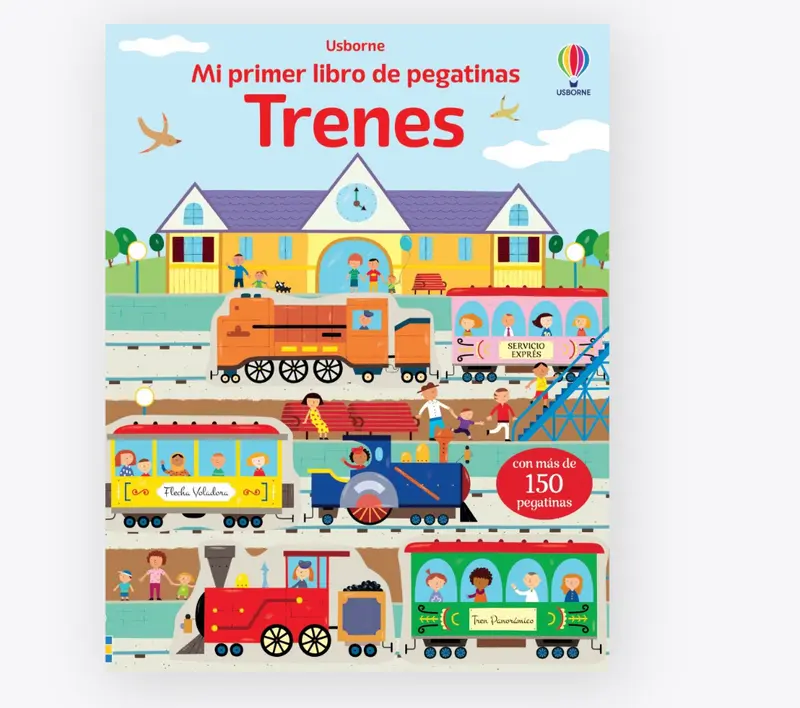 Mi primer libro de pegatinas - Trenes