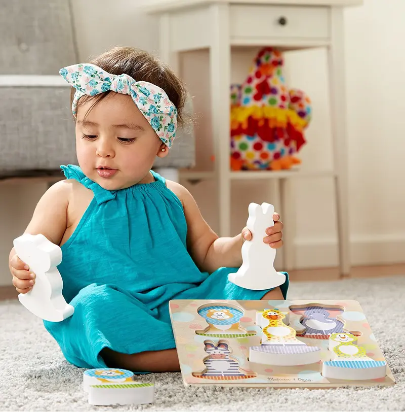 Mi Primer Puzzle de Madera Safari Melissa & Doug | 5 Animales