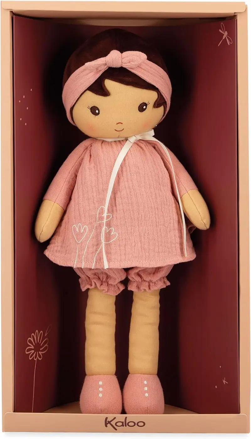 Mi primera muñeca de tela amandina 40 cm - kaloo k200014