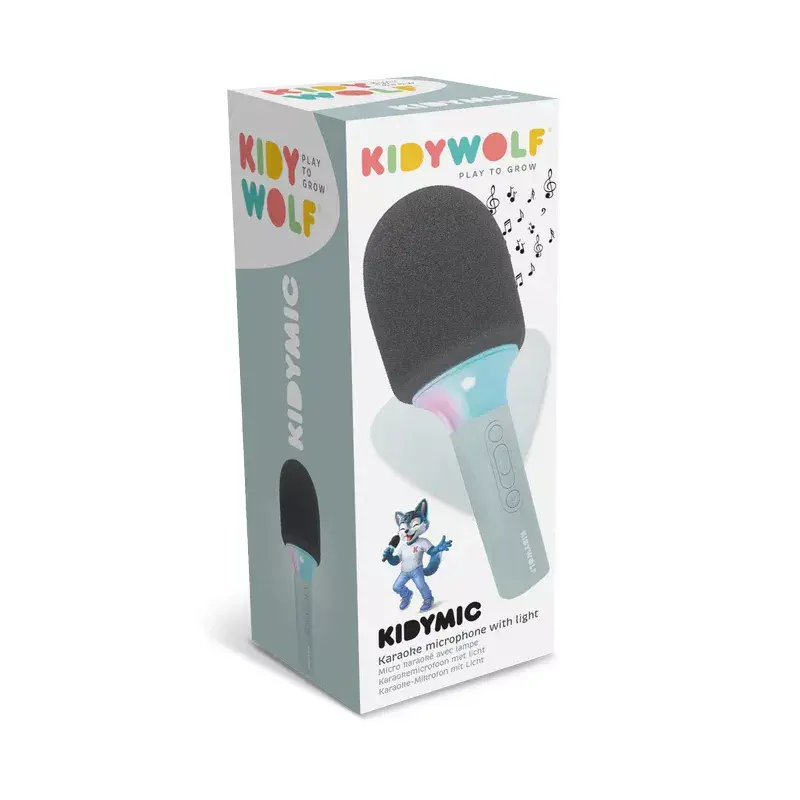 Micrófono verde Kidymic - Kidywolf