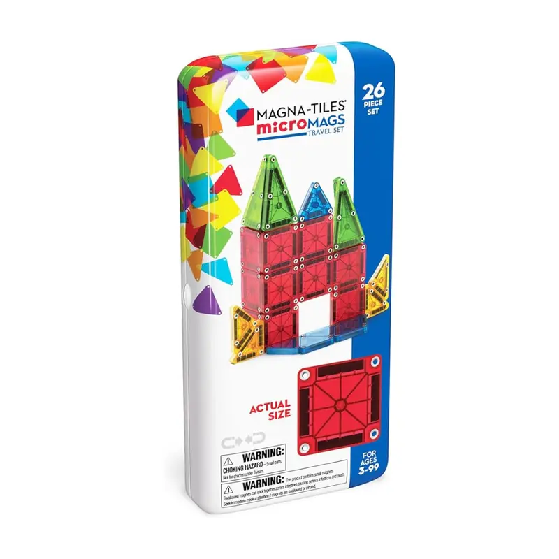 Micromags Set de Viaje 26 piezas - Magna-Tiles