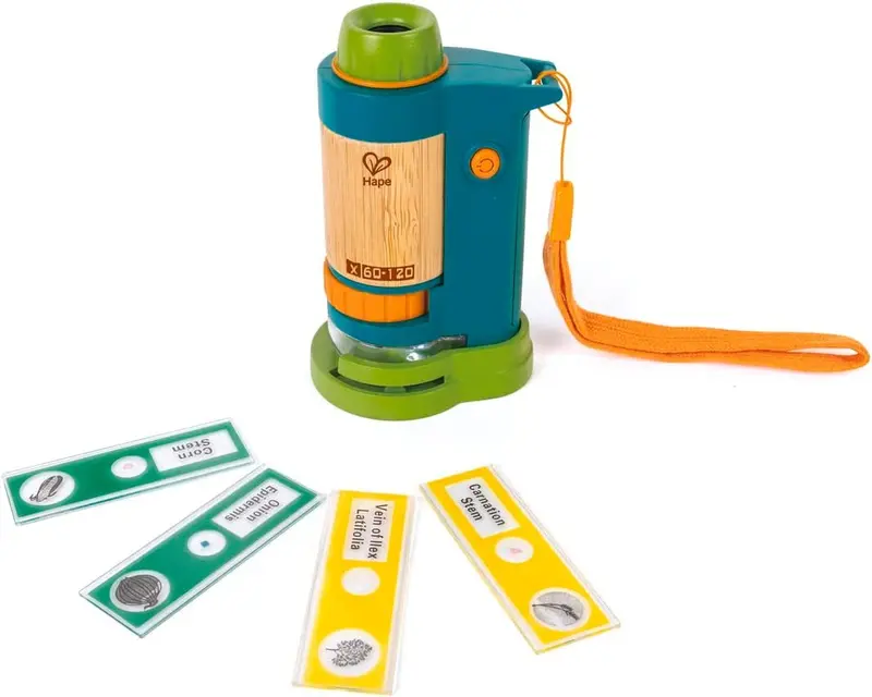 Microscópio de bolsillo para niños - hape 5583
