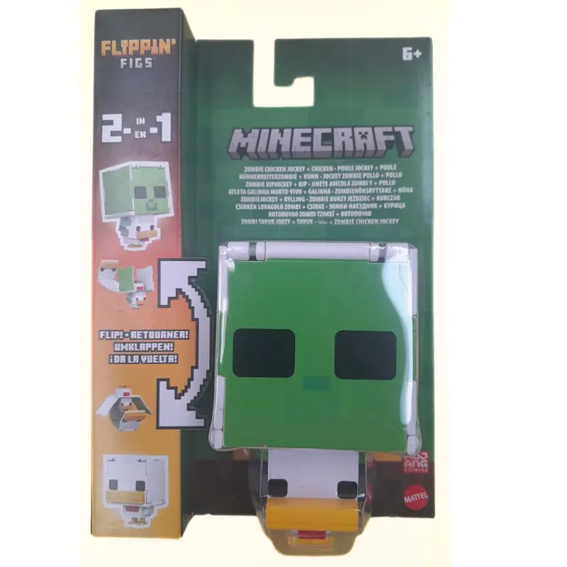 Minecraft Jinete Avícola Zombie y Pollo 2 en 1 (JPN14)