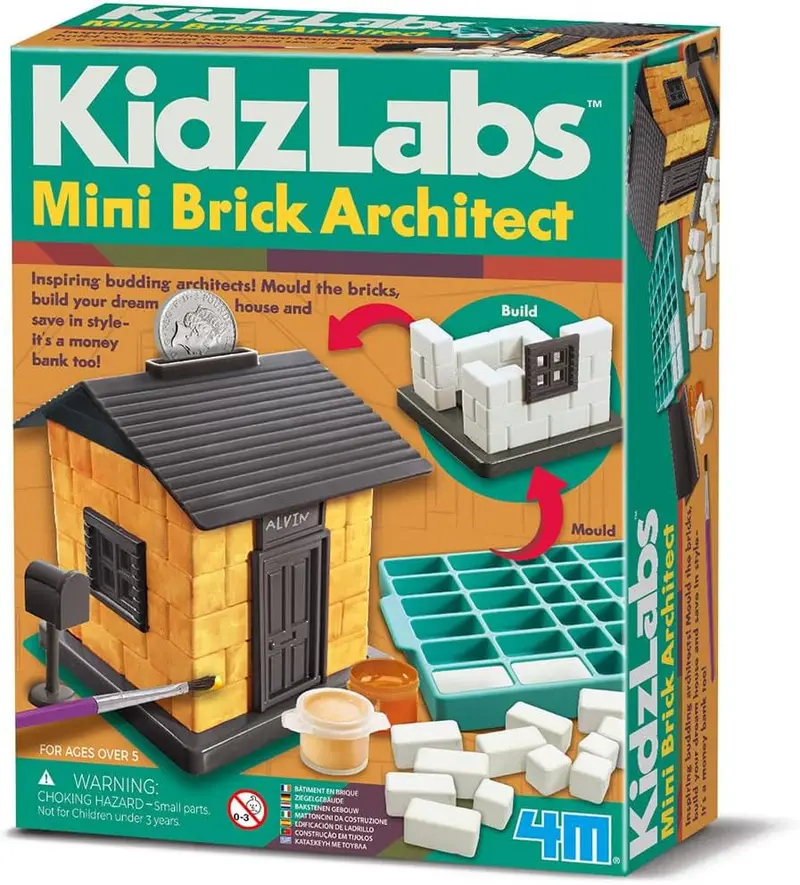 Mini Arquitecto de Ladrillos 4M - Juego STEM Construcción para Niños +8 Años