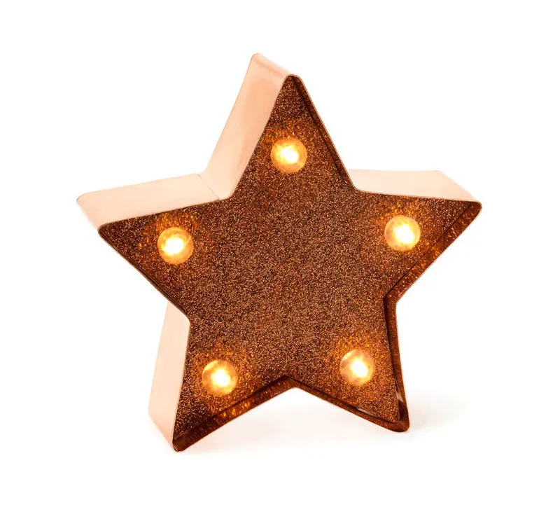 Mini luz decorativa estrella Navidad