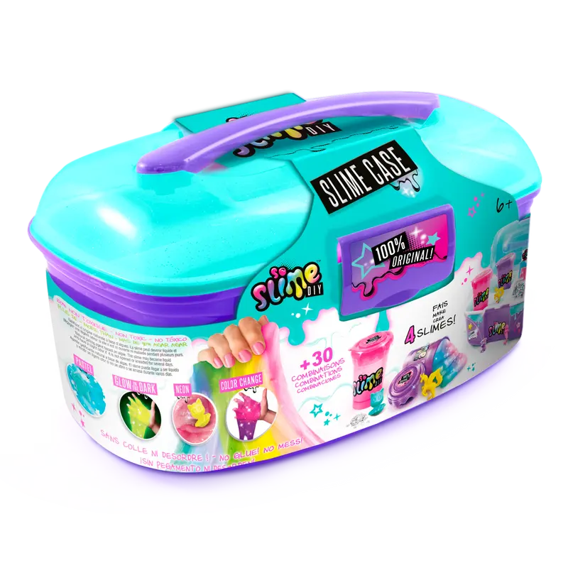Mini Maletín de Slime que Brilla en la Oscuridad y Cambia de Color - Mini Slime Case Glow in the Dark and Colour Change - So Slime - SSC 049