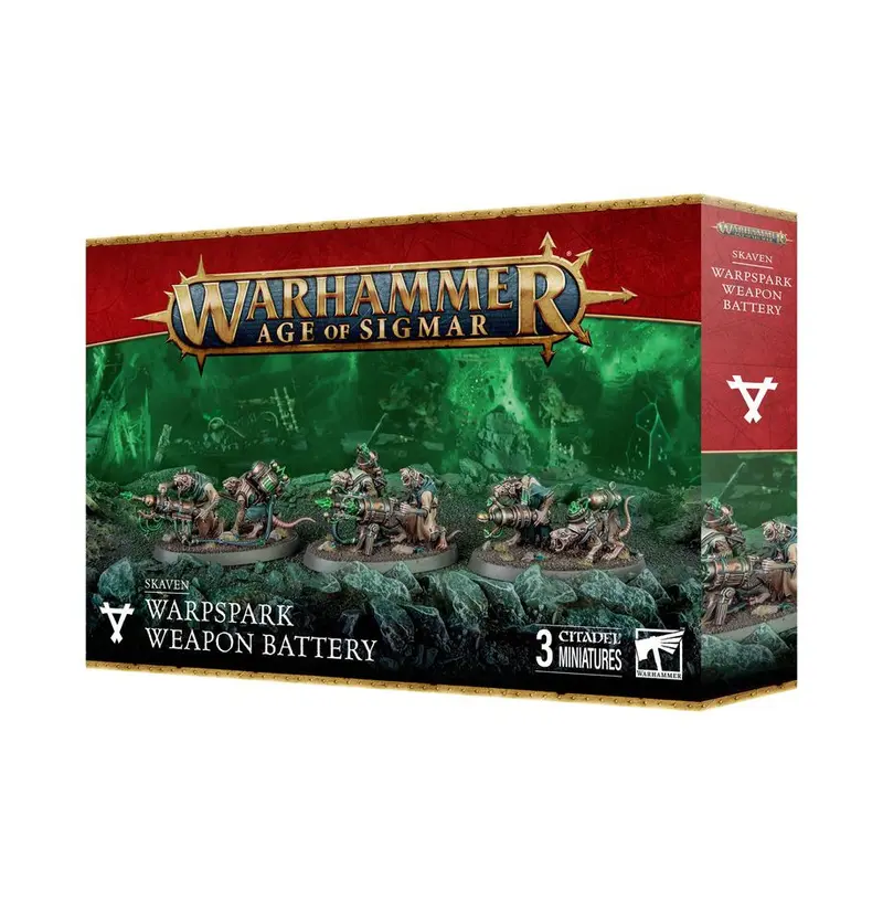 Miniatura skaven - warpspark weapon battery - warhammer 90-45