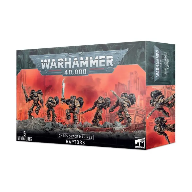 Miniaturas - chaos space marines - raptors - warhammer 43-13