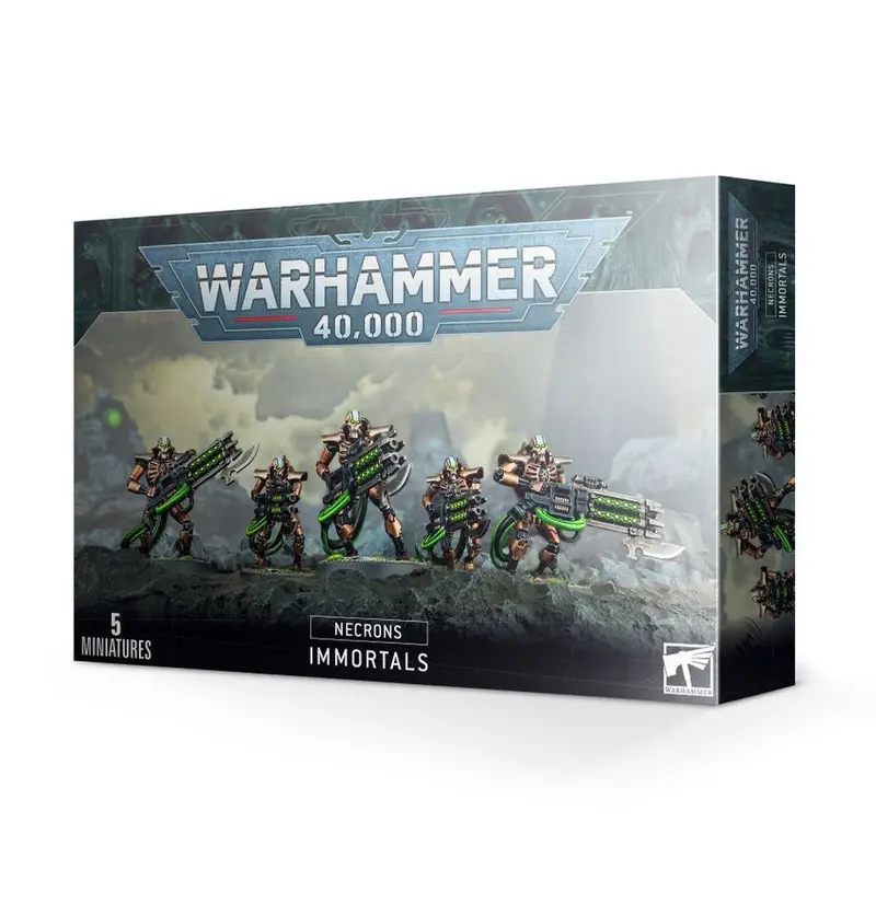 Miniaturas para pintar - necrons inmortales - warhammer 49-10