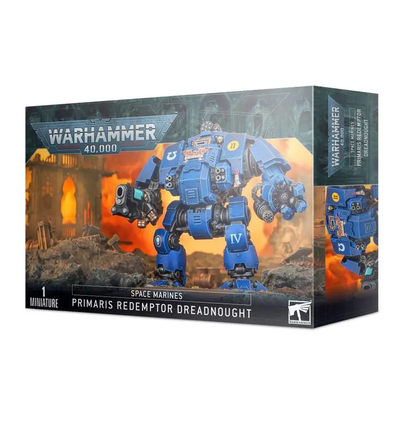 Miniaturas para pintar warhammer primaris redemptor dreadnought - warhammer 48-77