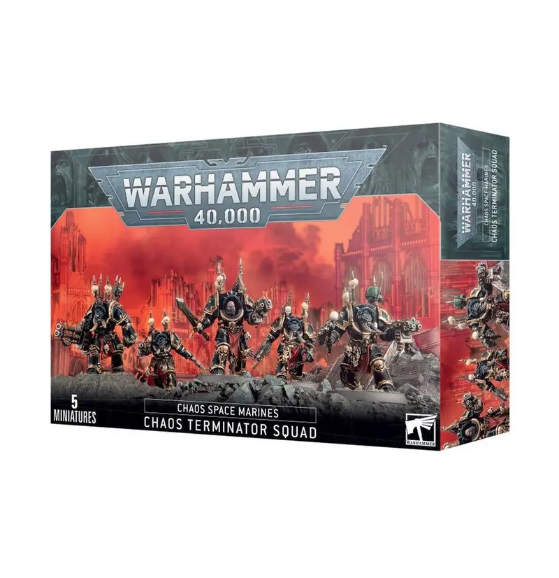Miniaturas warhammer 40k - chaos terminator squad - warhammer 43-19