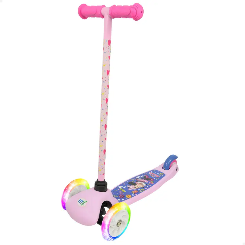 Minnie Patinete 3 ruedas máx. 20 kg con luces y freno