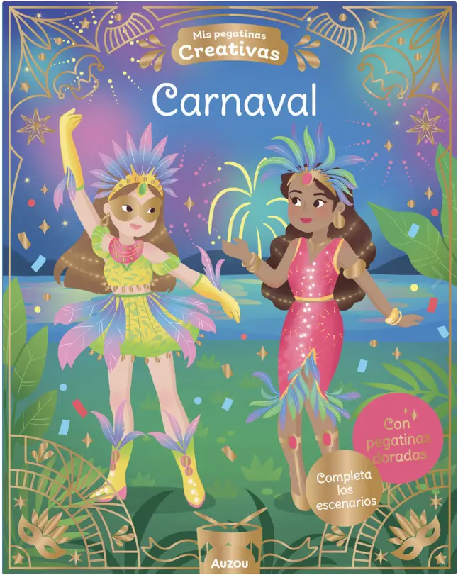 Mis 500 Pegatinas Creativas Carnaval - Auzou