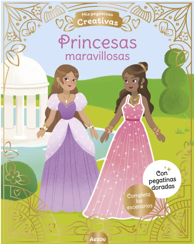 Mis 500 Pegatinas Creativas Princesa - Auzou