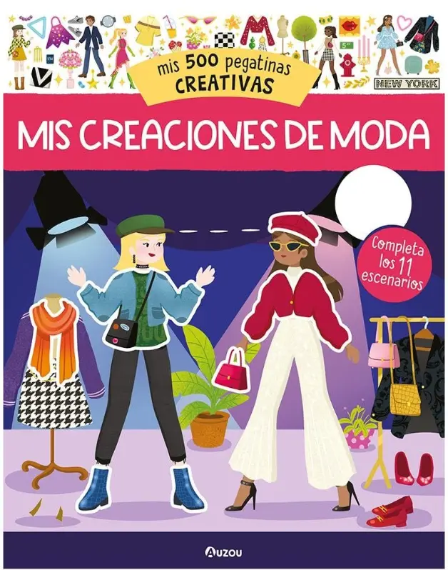 Mis Creaciones de Moda - Libro de Pegatinas - Auzou