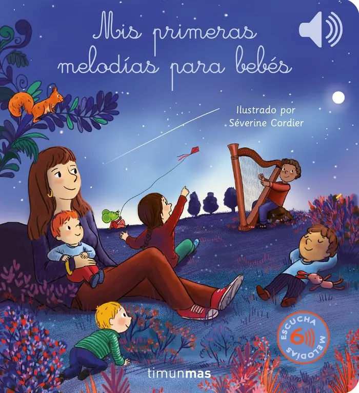 Mis primeras melodías para bebés - Libro musical - Timún Más Infantil