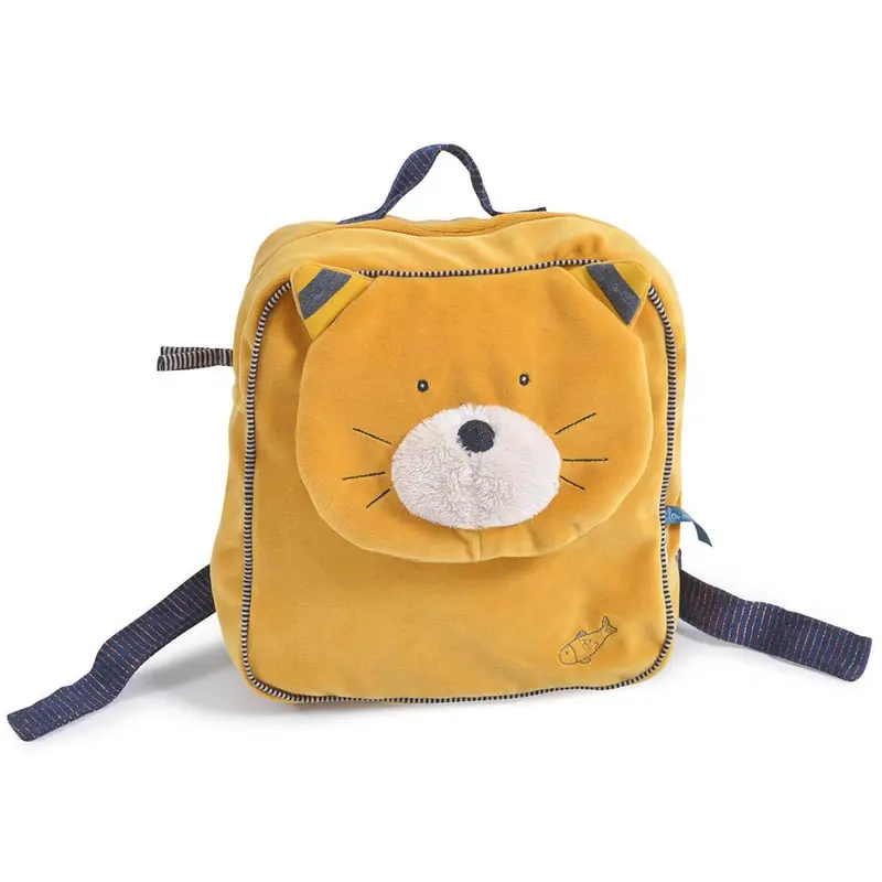 Mochila gato mostaza Lulu Moustaches