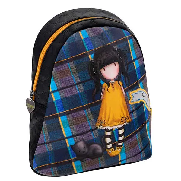 Mochila Gorjuss de cuadros - Santoro 845GJ01
