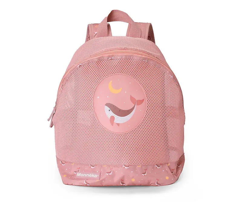 Mochila infantil antiarena Whale Pink
