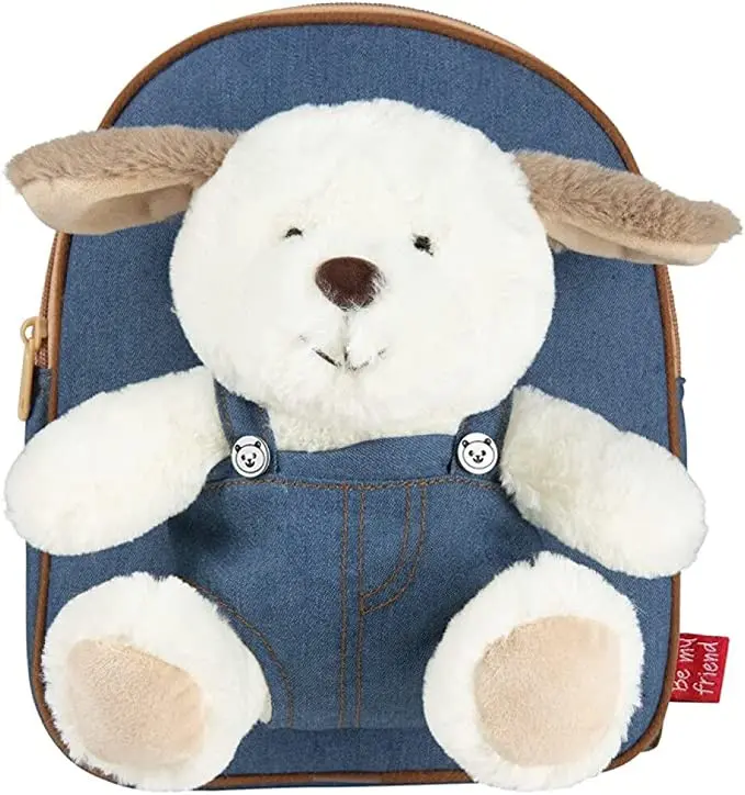 Mochila infantil con peluche conejo - perletti 13047