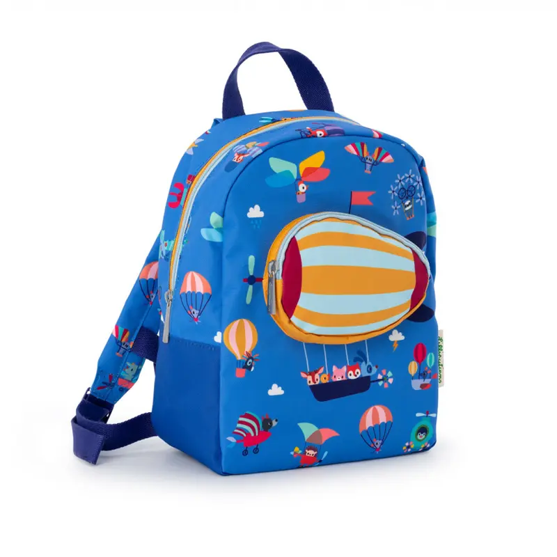 Mochila infantil de pet reciclado " en el aire " - lilliputiens 84485