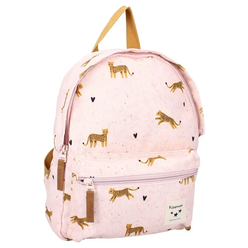 Mochila infantil Leopardos rosa