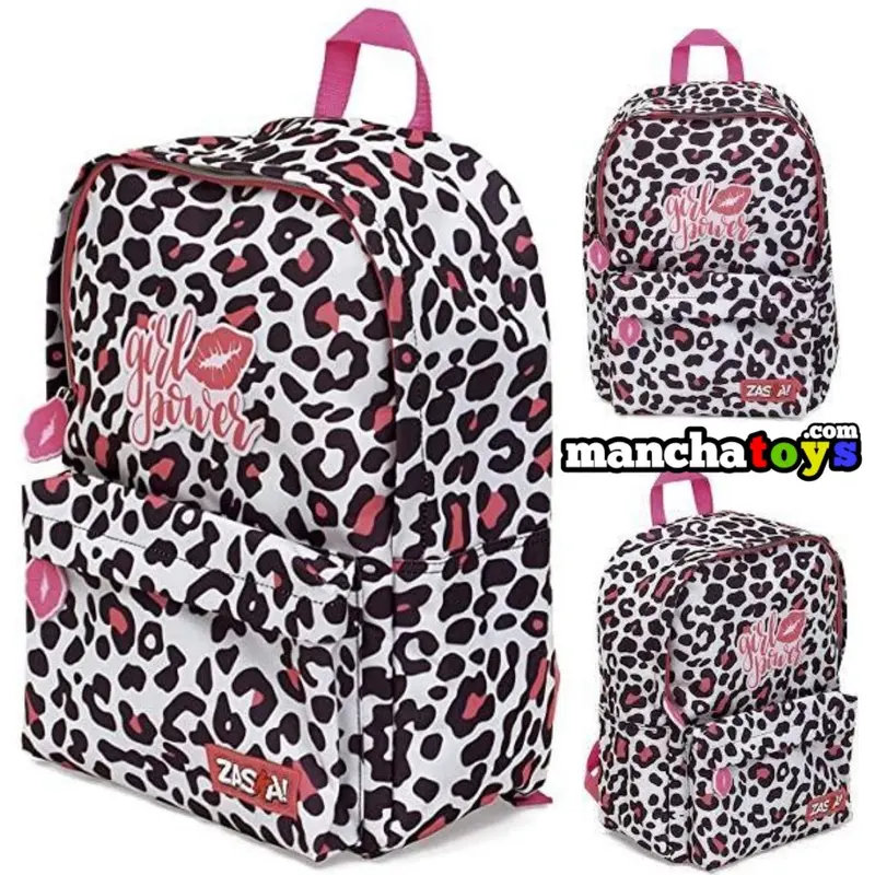 MOCHILA LEOPARDO 43 CM. ADAPTABLE A CARRITO