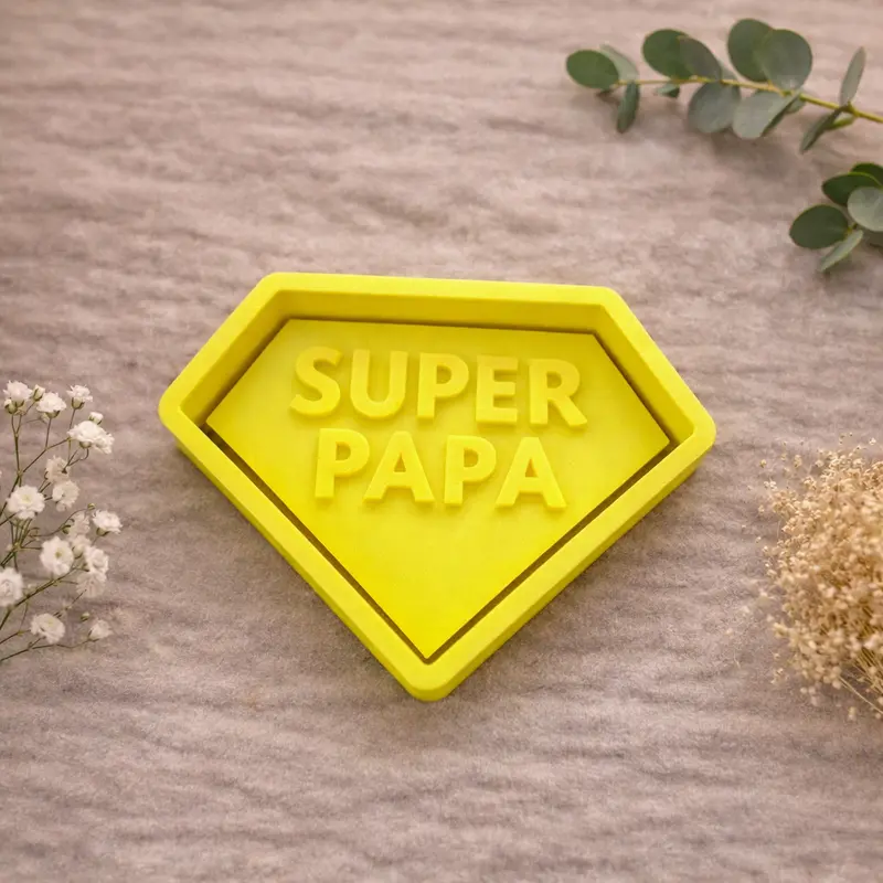 Molde Galletas "Super Papa"