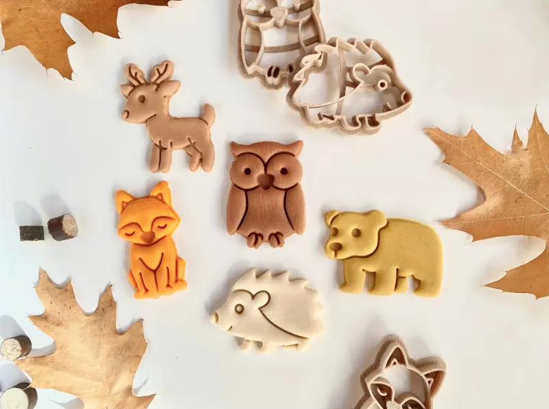 Moldes Animalitos Bosque