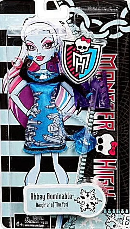Monster High ropa para muñecas, Abbey Bominable - Mattel Y0397-Y0401