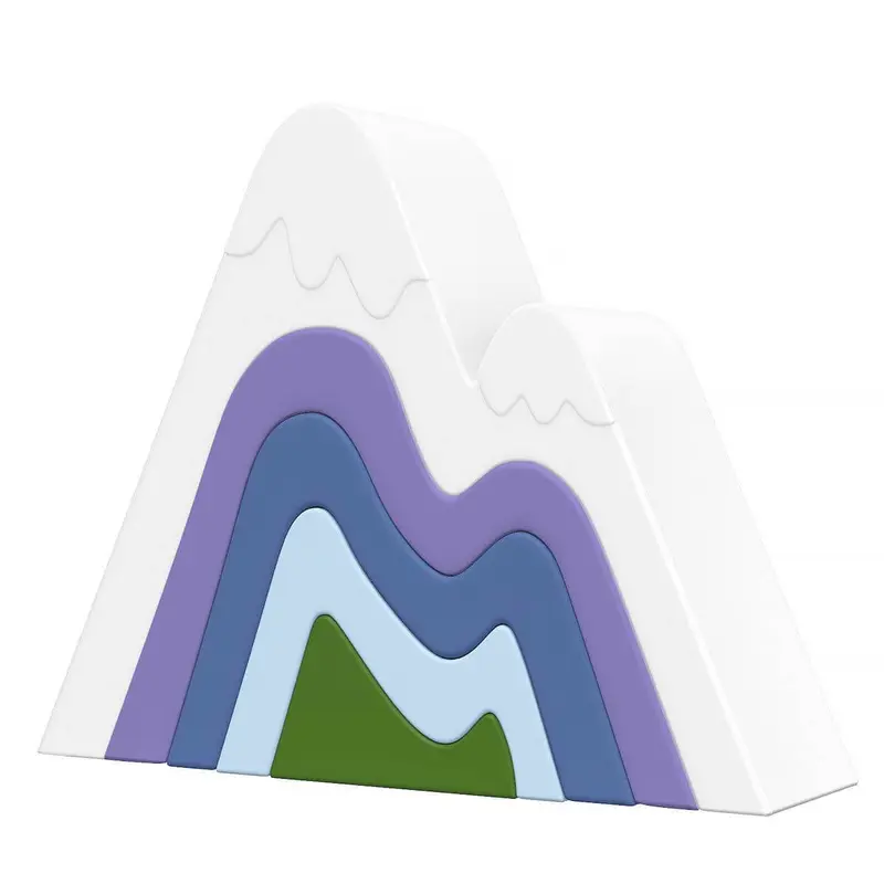 Montaña Invierno de silicona