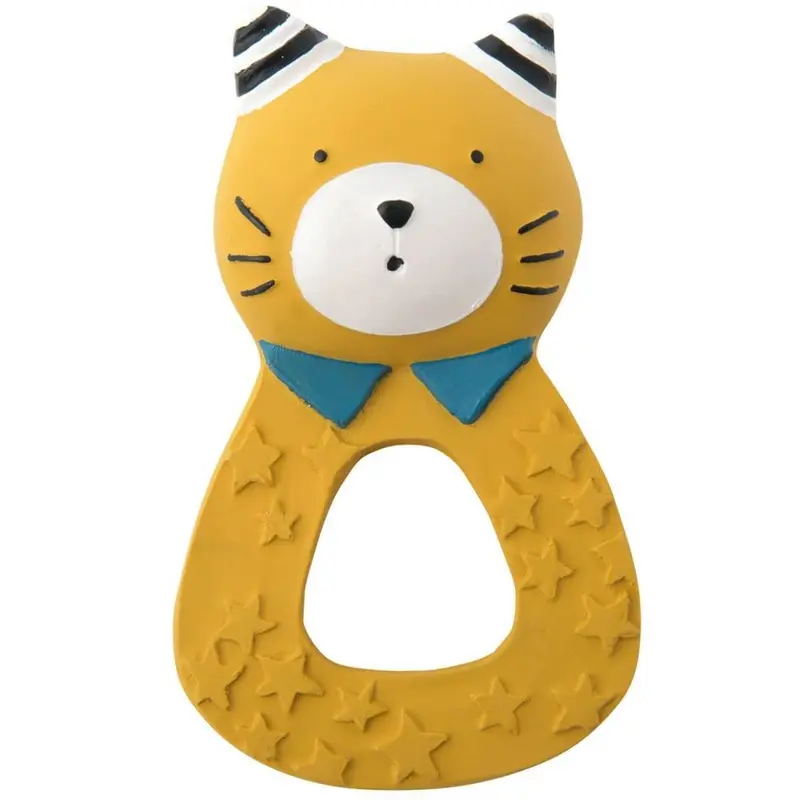 Mordedor anilla gato mostaza Moustaches