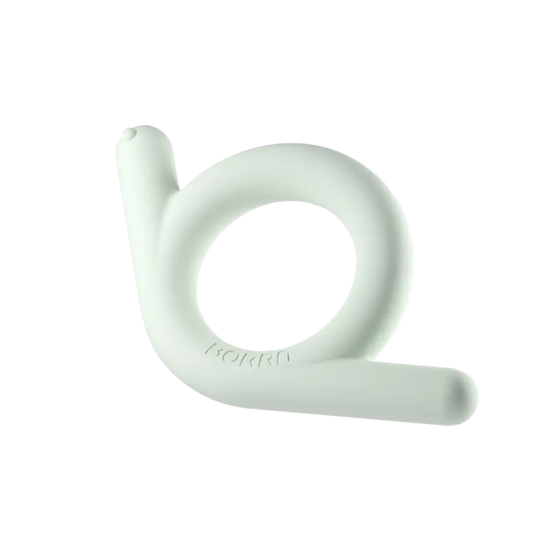 Mordedor de silicona Borrn Caracol verde