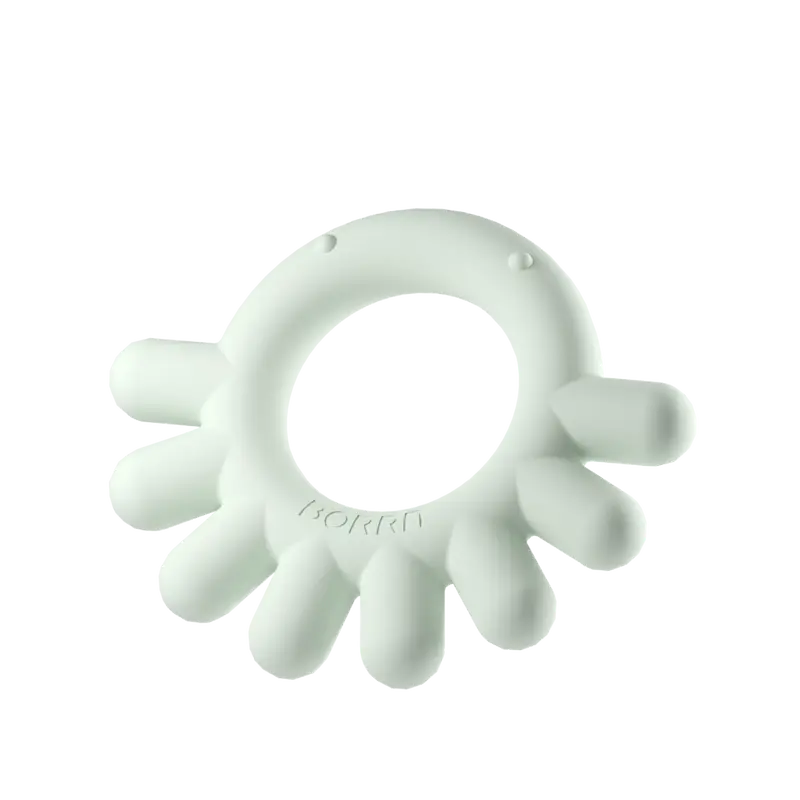Mordedor de silicona Borrn Pulpo verde