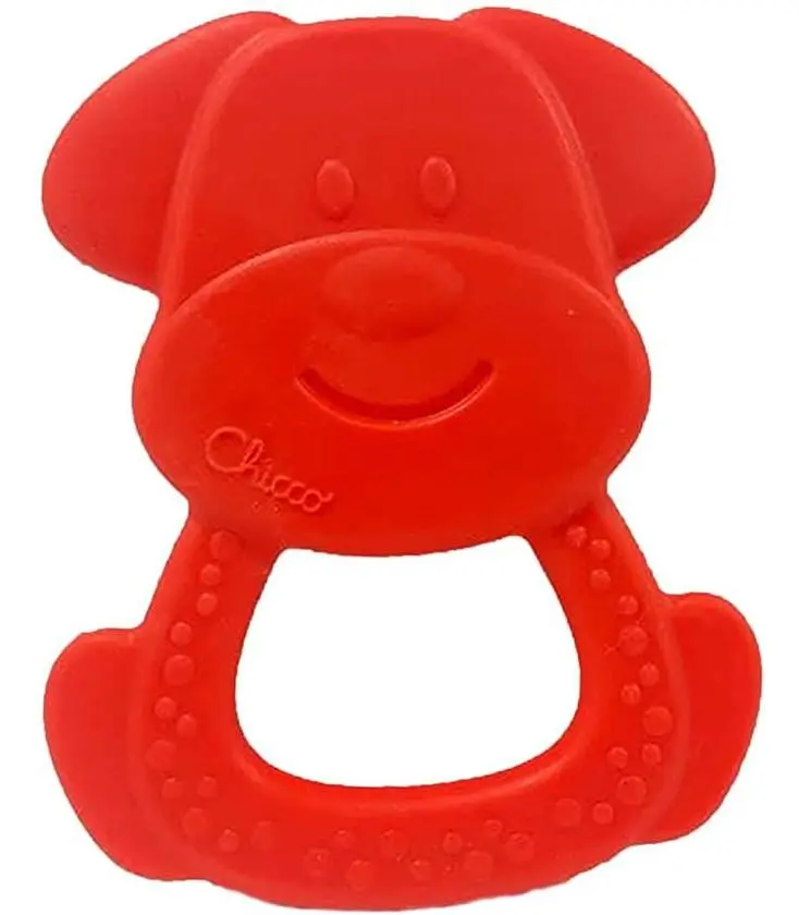Mordedor Ecológico Perrito Rojo Charlie Teether Eco+ - Chicco 10488