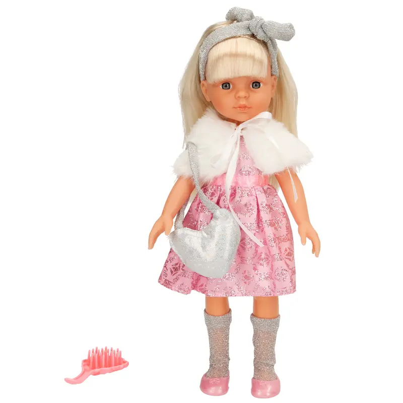 Muñeca 32 cm con peine y accesorios Mara