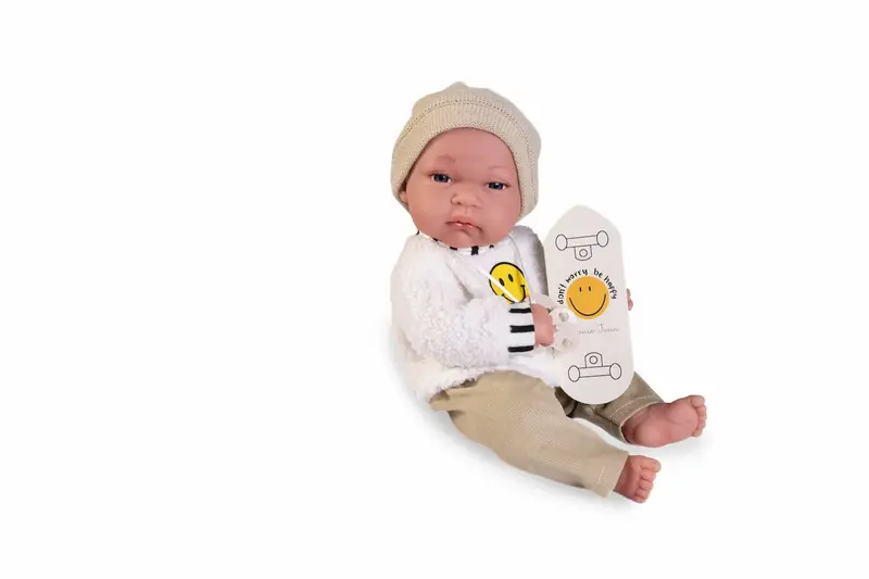 Muñeca Antonio Juan Baby Tonet Smile 33cm con Patinete (60149)