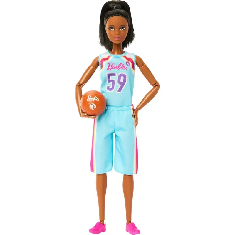 Muñeca Barbie jugadora de baloncesto (HKT74)