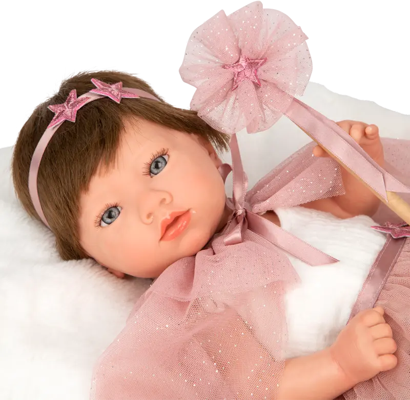 Muñeca Bebé Reborn Princess 38cm Rosa | Arias 98194