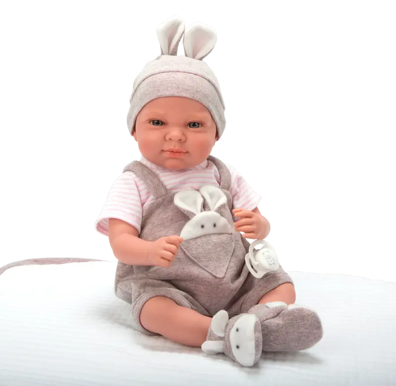 Muñeca con Peso Elegance 40 cm Cris Lila con Manta - Arias 60678