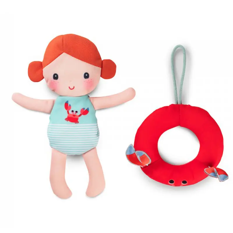 Muñeca de baño cangrejo axelle - lilliputiens 83425